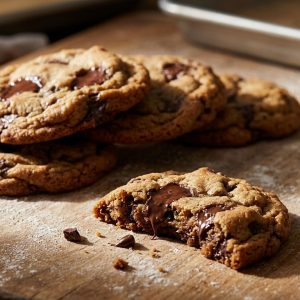 Brown Butter Chocolate Cup Cookies