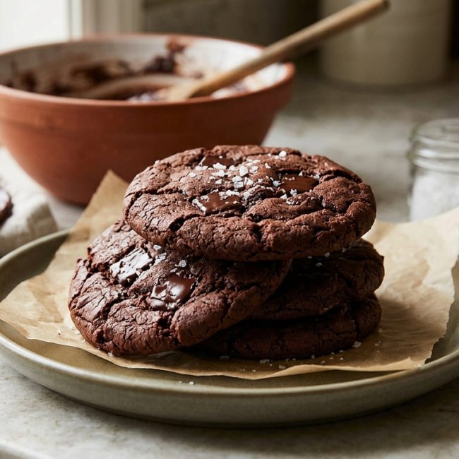 Double Fudge Chocolate Chip Cookies