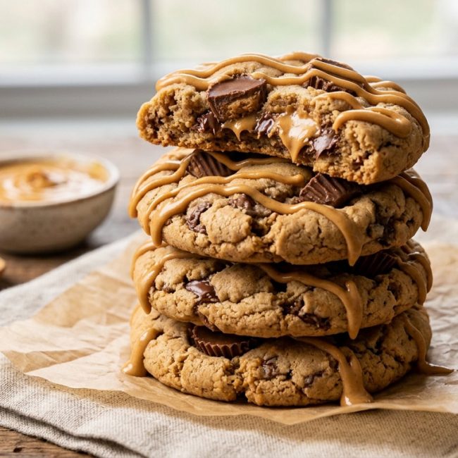 Peanut Butter Chunk Cookies