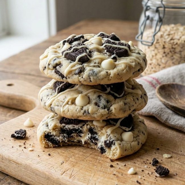 White Chocolate Chip Oreo Cookies