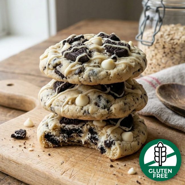 White Chocolate Chip Oreo Cookies Gluten Free